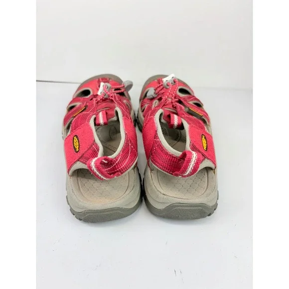 Keen Venice H2 Sandals Womens 6.5 Red Waterproof Hiking Sport Shoes - Picture 4 of 7
